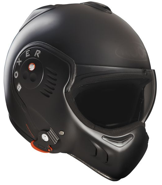 Casque de moto Roof Boxer V8 en position intégrale